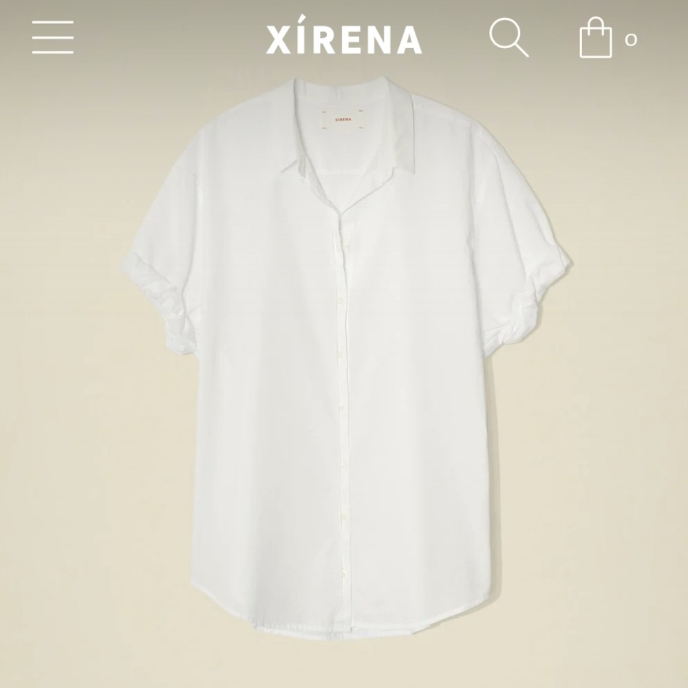 EUC Xirena Channing top White Medium - Picture 7 of 9